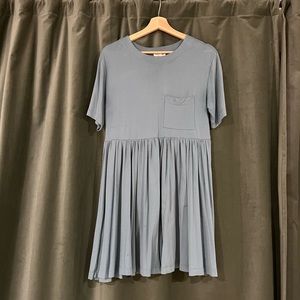 Soft dress with short sleeves | Silence + Noise
